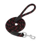 amazon basics Extra Thick Premium Nylon Rope Leash with Strong Hook Training and Walking Dog Leash 4 Feet,L-122 Cm