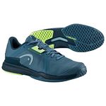 HEAD Sprint Team Mens Tennis Shoes, Bluestone/Light Green, 9.5 UK