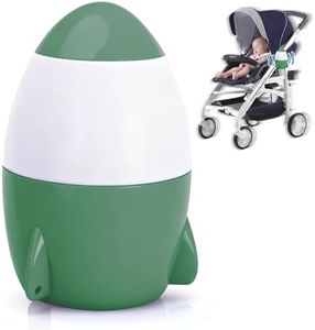TUWEIPAIKE Baby Rocker, Rechargeable Stroller Rocker Device with 5 Different Intensity Vibration Patterns, Portable Rocker Sleep Aid Soother - Fits Pushchairs & Prams and Strollers (Green)