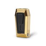 Colibri Quantum Triple Jet Flame Lighter | Built In V Shaped Cigar Cutter | lighter for smoking cigars | Wind Resistant | Works With Butane (Not Included) | Nice Elegant Gift Box | Two Year Warranty