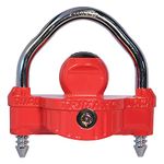 TRIMAX UMAX25D Universal Narrow Body 1/2" Steel Shackle Dual Coupler Lock