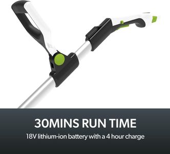 Gtech Cordless Grass Trimmer – Lightweight 18V, 120cm, 30min Runtime, 20 Blades