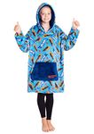 Hot Wheels Hoodie Blanket, Oversized Blanket Hoodie for Boys