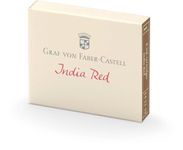 Graf von Faber-Castell 6 Ink cartridges: India Red