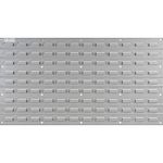 Metal Louvered Panel Bin Support Rack, 32 Bins, 36" W x 1/8" D x 19" H