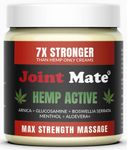 Hemp Cream with Arnica Gel Combination Super Strength Daily Massage for Knee Hip Shoulder Arms Legs pre/Post Workout Sports,Gym, Overworked,Tired,Age Related Joints Self Massage