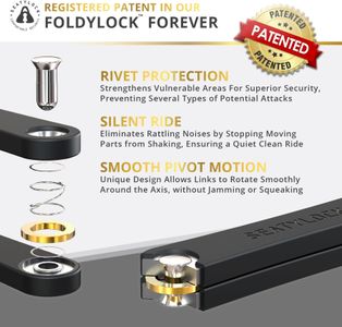 FoldyLock Forever Folding Bike Lock – 90cm Hardened Steel