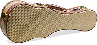 Stagg Soprano Ukulele Deluxe Case - Gold Tweed