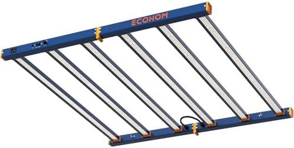 ECOHOM 720W Full Spectrum LED Grow Light, Pro Bar Style Daisy Chain Lights, for 5x5ft Grow Tent, Dimmable, Foldable & Hanging Growing Lamp for Indoor Plants Seedlings, Veg and Bloom