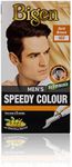 Bigen Men's Speedy Colour | Easy & Speedy Application | No Ammonia | with Applicator Comb - 103 Dark Brown