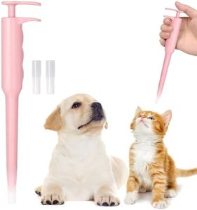 Pet Pill Dispenser, Pet Piller Gun Oral Tablet Capsule, Pet Piller Soft Tip Tablet Silicone Pusher Pill Feeder for Cats, Dogs, and Small Animals.