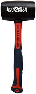 Spear & Jackson RUBBER MALLET - FIBREGLASS HANDLE 450G SJ-RM16FG