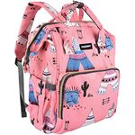 PACKNBUY Diaper Bag for Mom Dad for Travel Baby Bag (Pink)