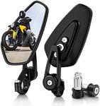 MICTUNING Bar End Mirrors Motorcycl