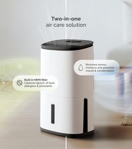 MeacoDry Arete One 25L Dehumidifier – Quiet Home Moisture Removal