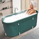 MATHOWAL Portable Bathtub, Foldable