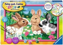 Ravensburger Paint by Numbers 28517 - Cute Bunny - for Children from 9 Years