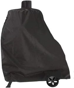 Heavy Duty Grill Cover Fit Dyna-Glo DGSS1382VCS-D and DGSS1382VCS Vertical Offset Charcoal Smoker Grill Cover, Black