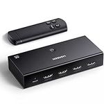 UGREEN HDMI Switch 4K@60Hz, HDMI Splitter 3 in 1 Out Supports HDR10, Dolby Atmos and HDCP 2.2, HDMI Switch with Remote Compatible with PS5/4, Xbox, Skybox, Blu-Ray, TV, Monitor, Projector