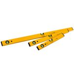 Stabila 70 Single Plumb Box Section Spirit Level Set, 3 Piece