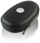 GPX, Inc. Portable Pouch Speaker with Built-in 3.5mm Audio Input Cable (Black)