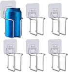 Skywin-Wall Mounted Cup Holder- 6 Pack Large Metal Cup Holder for Yacht, Truck, Car, RV- Installs on Walls and Railings- Mountable Cup Holder Perfect for Drink Cans, Bottles & Cups (Adhesive Mount)