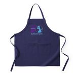 CafePress I Bake Because Apron (Dark) Kitchen Apron with Pockets, Grilling Apron or Baking Apron