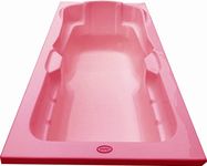 MADONNA Elegant Acrylic 6 feet Rectangular Bath Tub for Adults - Pink