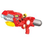 FunBlast Holi Pichkari Water Gun for Kids Boy, Girls – 2 in 1 Holi Pichkari with 1 Bubble Blaster Toy, Powerful High Pressure Tank Spray Gun, Pichkari for Holi Water Gun for Kids (550ML) (Red)