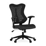 Flash Furniture Office Chair, Ergonomic Office Chair with Mesh Back Support, High Back, Height Adjustable Seat and Tilt Lock Lever, Black, 63.5 x 65.41 x 108.59 cm