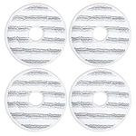 KEEPOW 4 Pack for Spin and Clean Mop Refill, Washable and Reusable Refill for Spin Mop Head Replacement