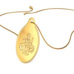 Joyalukkas 24kt (999) Purity 2gm/4gms/10gm Goddess Lakshmi Gold coin Pendant