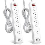 6 Ft Extension Cord, Power Strip Su