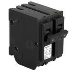 Schneider Electric - Homeline Mini Circuit Breaker, 15A, 2 Pole, 120/240VAC, 10kA AIR, Standard Type, Plug-in, UL, HACR Rated Breaker Application, Screw Clamp Terminal Electrical Connection