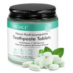 150 Toothpaste Tablets, Nano Hydroxyapatite Toothpaste, Chewable Toothpaste Tablet, Peppermint Flavored Strengthen Teeth, Clean Effectively, Protect Gums
