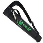 Archery Back Arrow Quiver Holder - Adjustable Quivers for Arrows, for Bow Hunting and Target Practicing; Youth and Adults (Black)