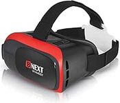 VR Headset Compatible with iPhone/Android Phone - Universal Virtual Reality Goggles - Play Your Best Mobile Games 360 Movies with Soft and Comfortable New 3D VR Glasses and Eye Protection - Red