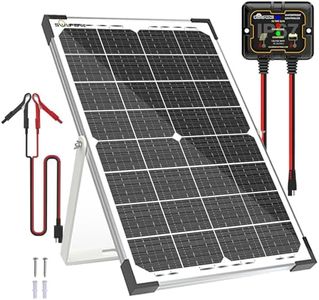 SOLPERK 30W Solar Battery Charger Solar Battery Maintainer + Upgrade 10A MPPT Charge Controller + Adjustable Mount Bracket for Car RV Boat Motorcycle,12V Solar Panel Kit Trickle Charging