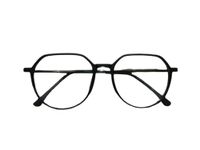 THE GROWTH CORPORATION Specs Frame For Men Women light weight Sheet Frames Spectacle Frame | Zero Power Eyeglasses | Frames for Boys & Girls | Stylish Specs (Medium) Black