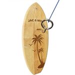 Deluxe Hook and Ring Toss Game, Outdoor Indoor Target Toss Game Set, Throwing Toys for Family Party Games (Coconut Tree)