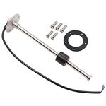 ELING Fuel Level Water Level Sensor Sender Sending Unit 0-90ohm Signal 5-Hole Assembly 350mm Long (350mm Stainless Steel)
