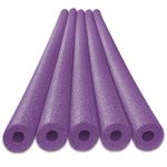 Oodles of Noodles Deluxe Foam Pool Swim Noodles - 5 Pack 52 Inch Wholesale Pricing Bulk Purple