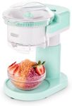 DASH Shaved Ice Maker and Slushie Machine (Aqua): Multi-Purpose Ice Shaver Machine for Homemade Shaved Ice, Snow Cones, Slushies, Cocktails & More with Stainless Steel Blades, Easy to Clean and Store