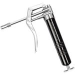 FIXSMITH Mini Grease Gun, Small Pistol Grip Grease Gun, Design for 3oz Cartridges. with 6.6 inch Rigid Extension Pipe, 3-Way Loading, 4000 PSI Max Pressure