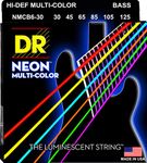 DR Strings NMCB6-30 DR NEON 6 Bass Guitar String, Medium, Multi-Color