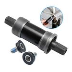 Hoypeyfiy BB-UN26 Square Taper Bottom Bracket 68 * 123/127 / 110mm (Black 1Pcs) (68x123mm)