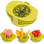 SameTech Easy Kitchen Tool 4-in-1 Fruit Mango Peeler Splitter Pitter Remover Apple Pear Corer Cutter Tomato slicer