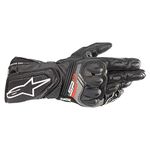 Alpinestars SP-8 V3 Mens Leather Motorcycle Gloves Black SM