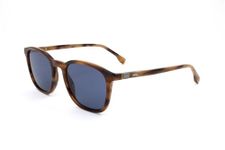 BOSS HUGO 1433/S Glasses, Brown Horn Ruthenium, 52 for Men, Brown Horn Ruthenium, Brown Horn Ruthenium