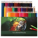 72 Colored Pencils，Quality Coloring Pencils for Adult Coloring Artists Professionals and Colorists, Soft Core, Sketching Drawing Pencils Set Art Supplies for Kid Beginners